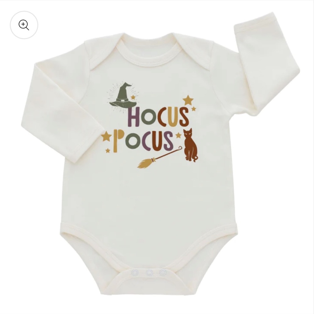 Hocus Pocus Halloween Long Sleeve Baby Onesie
